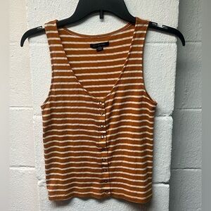 American Eagle Striped Snap Up
Crop Top- S
